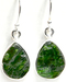 Chrome Diopside earrings
